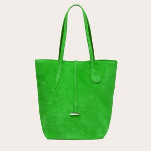 Cabas Little Liffner Tall Sprout Suede Femme Vert | 910437-PJR