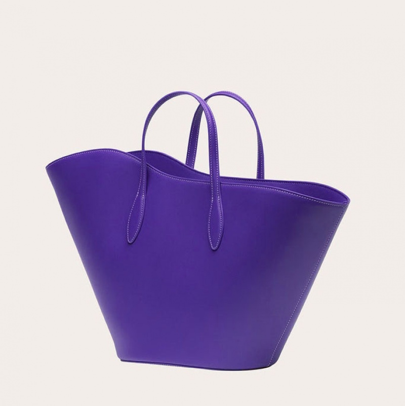 Cabas Little Liffner Open Tulip Medium Femme Violette | 590278-XZT