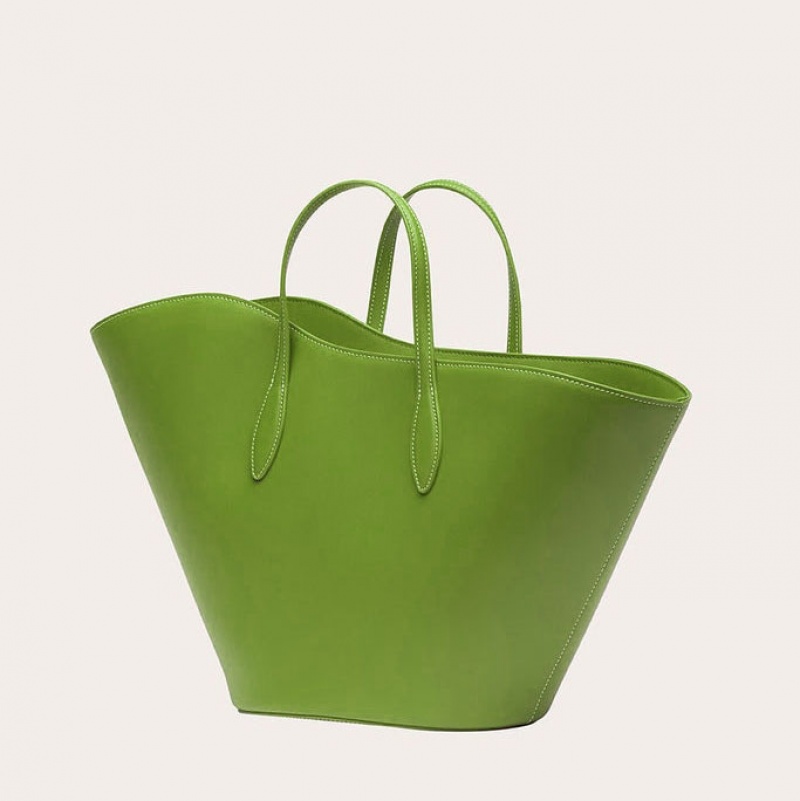 Cabas Little Liffner Open Tulip Medium Femme Vert Clair | 403659-TIQ