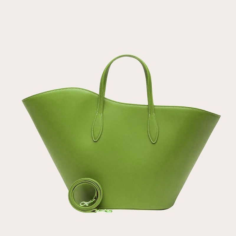 Cabas Little Liffner Open Tulip Medium Femme Vert Clair | 403659-TIQ