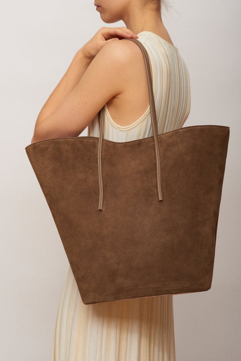 Cabas Little Liffner Soft Tulip Femme Marron | 478092-HKW