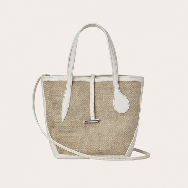 Cabas Little Liffner Sprout Mini Femme Beige | 548162-IDQ