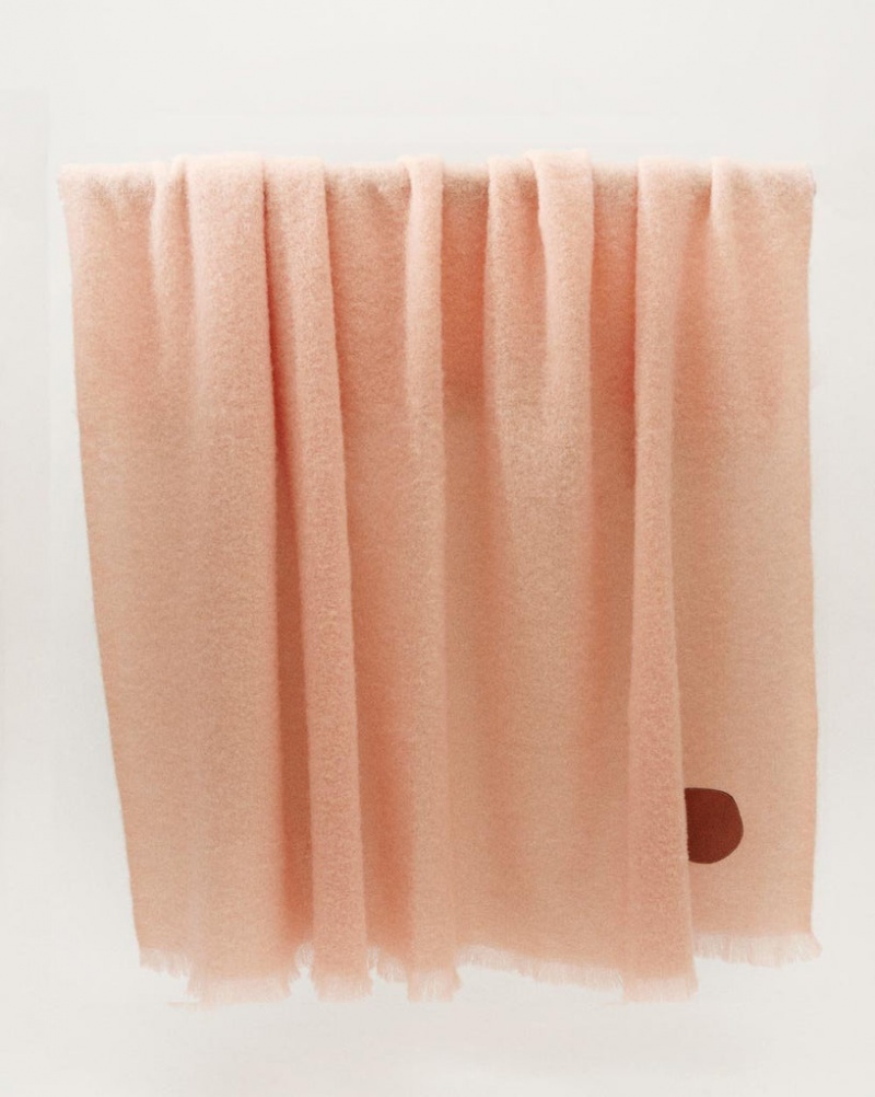 Couverture Little Liffner Wool Femme Corail | 063274-LAH
