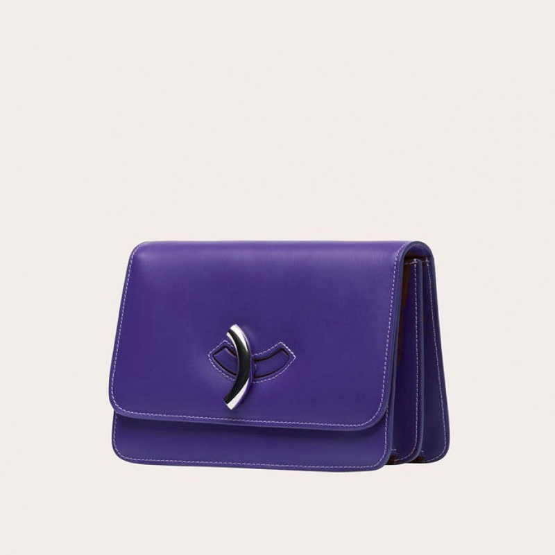 Sac Bandoulière Little Liffner Maccheroni Femme Violette | 357460-BOW