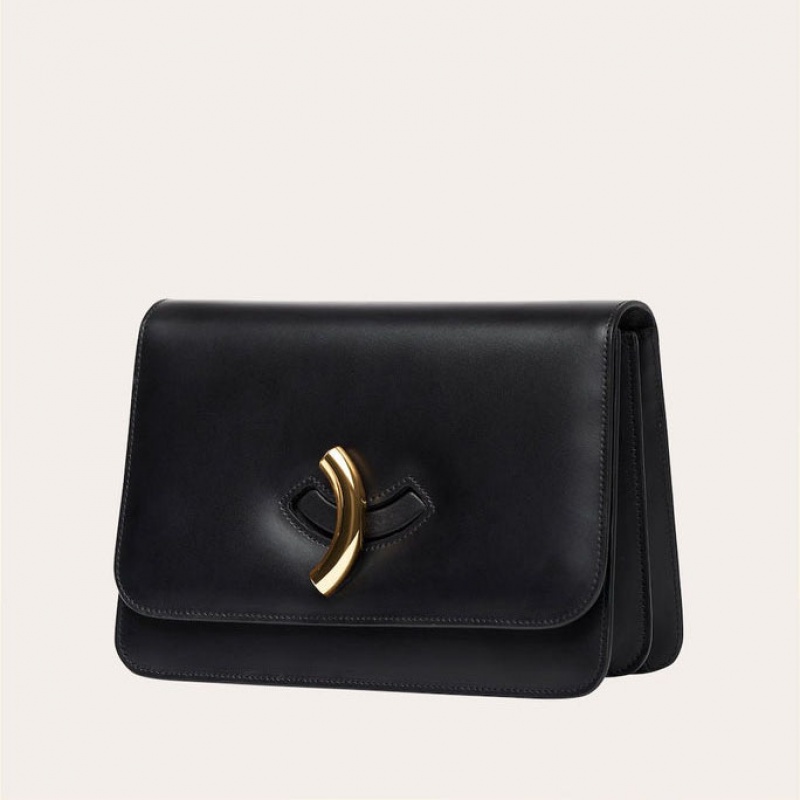 Sac Bandoulière Little Liffner Maccheroni Femme Noir | 720163-LXW