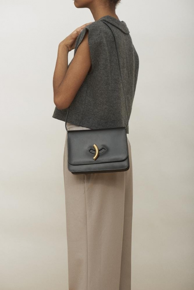 Sac Bandoulière Little Liffner Maccheroni Femme Noir | 720163-LXW