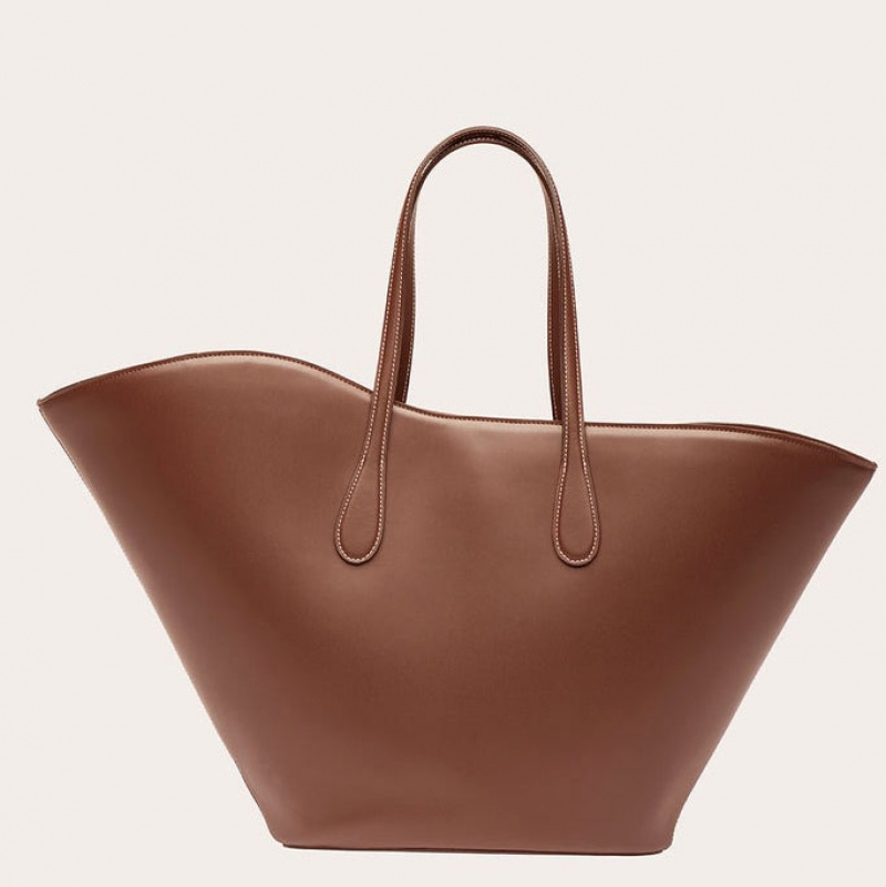 Sac Bandoulière Little Liffner Tulip Large Femme Marron | 754829-CPB