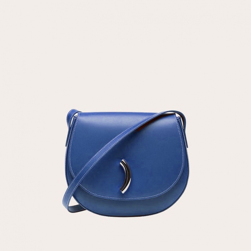 Sacs De Selle Little Liffner Maccheroni Femme Bleu | 378142-LIE