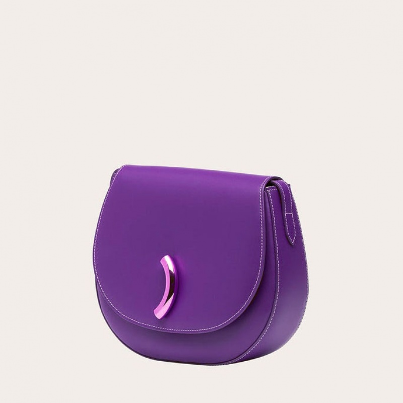 Sacs De Selle Little Liffner Maccheroni Femme Violette | 649308-EIK