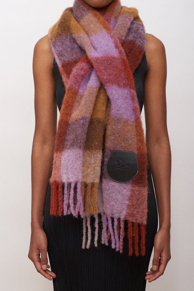 Écharpe Little Liffner Pull Through Check Femme Multicolore | 607248-YND